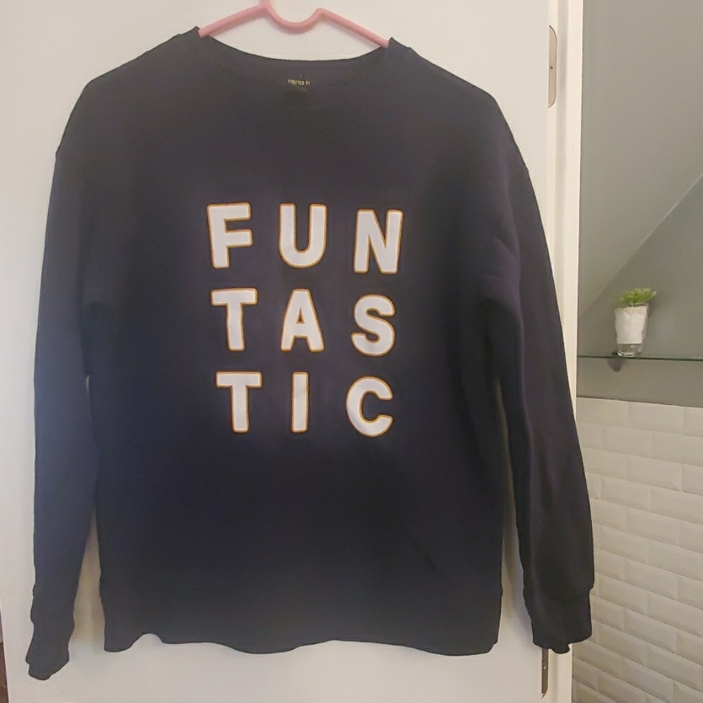 Fun-tast-tic Navy Blue Sweatshirt